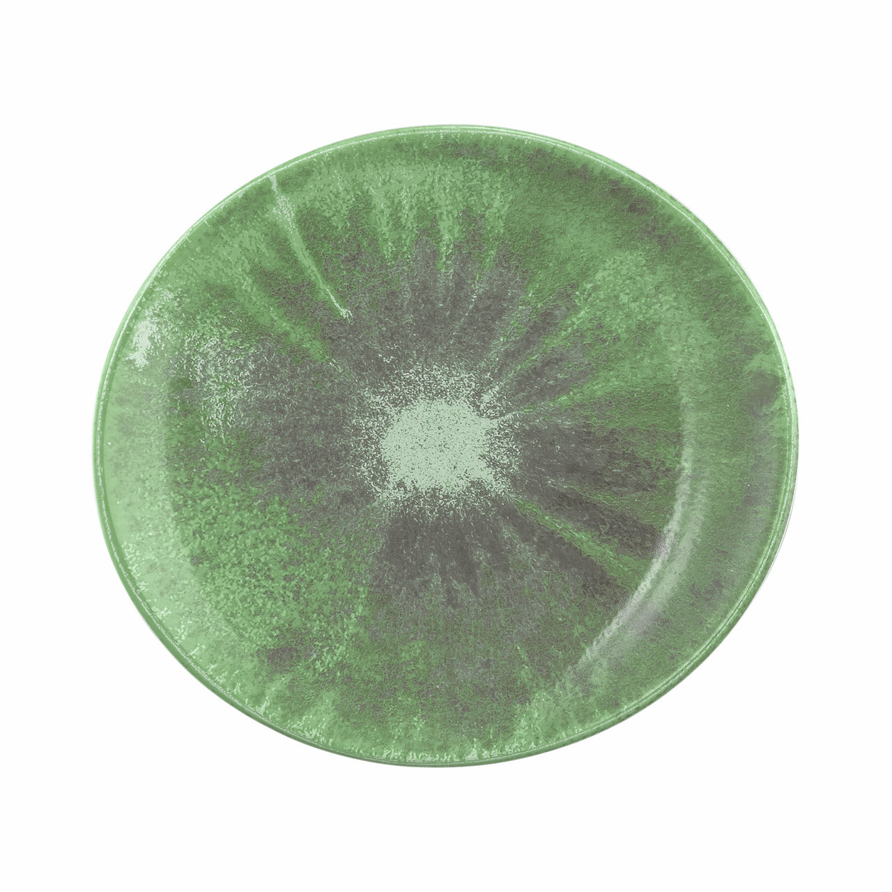 Modern Life, Speiseteller oval 251 x 230 mm Batik Matcha